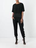 embroidered oversized T-shirt