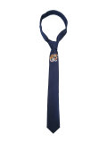 embroidered tiger tie 