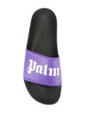 'palm' print flip flops