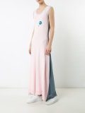 Knit Color Block Maxi Dress