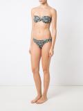 printed bandeau bikini set