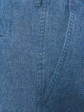 drawstring denim trousers