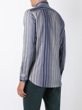 striped button down shirt