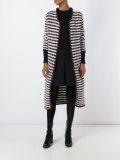 woven long cardi-coat