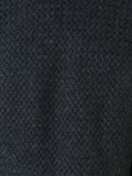 waffle knit crew neck jumper