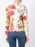 floral print twinset cardigan and vest