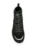 lace-up hi-top sneakers