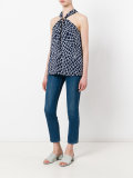 halterneck blouse