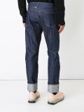 denim style regular trousers