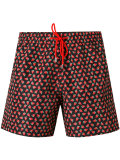 printed drawstring swim shorts 
