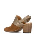 buckled sling back boots