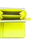 smiley zip around wallet