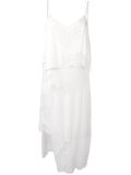 layered lace insert dress