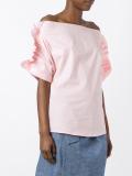ruffle trim blouse 