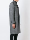 studded herringbone coat
