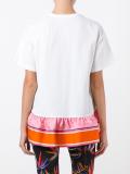 ruffled hem oversized T-shirt