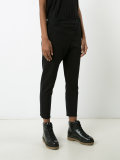 asymmetric button trousers