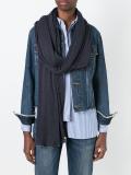 beaded trim scarf
