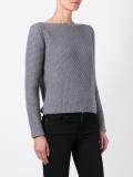 boat neck jumper