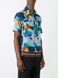 tropical print shirt