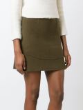straight mini skirt
