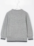 logo embroidered jumper
