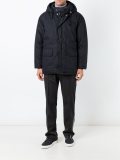 hooded padded parka coat