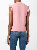 ruffle trim blouse