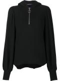 'Gathered Hooded' blouse