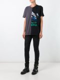 contrast patchwork T-shirt 
