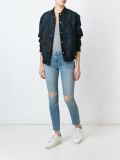 distressed skinny jeans