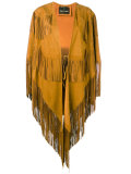 fringed cape coat