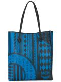 jacquard tote bag