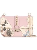 'Glam Lock' floral shoulder bag