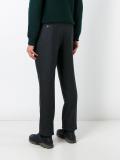 pleated flannel trousers