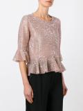 sequin embellished blouse 