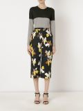 high waisted cropped trousers