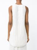 Sleeveless Threaded Asymmetric Top