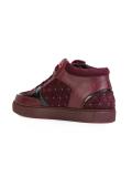 quilted hi-top sneakers