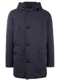 hooded padded coat