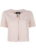 one button cropped jacket 