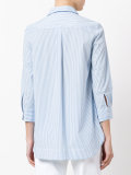 open neck striped shirt 