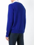 embroidered logo jumper