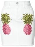 pineapple denim skirt 