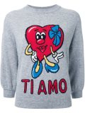 ‘Ti Amo’嵌花套头衫