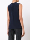 ribbed embroidered detail top