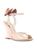 bow detail wedge sandals