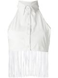 fringed detail bikini top