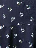printed flared dress