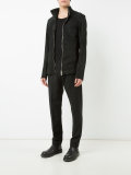 high neck zipped jacket